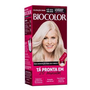 Mini Kit Coloração 12.11 Lourissimo Platinado Capa De Revista Biocolor