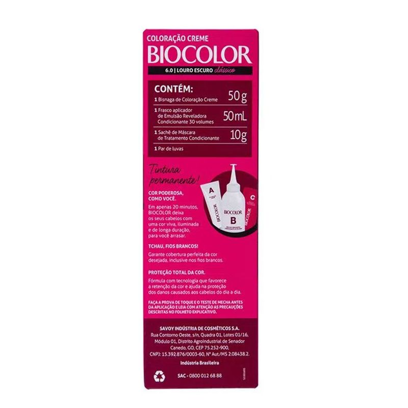Mini-Kit-Coloracao-6.0-Louro-Escuro-Classico-Biocolor