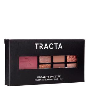 Paleta 2x1 Sombra E Blush Rosality Tracta 15g