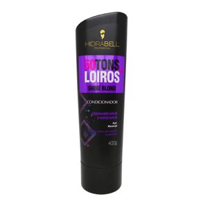 Condicionador Desamarelador E Matizador 50 Tons De Loiros Hidrabell 400g