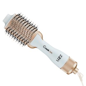 Escova Secadora De Cabelo Gold Crush Íon 1300w Lizz Profissional Bivolt