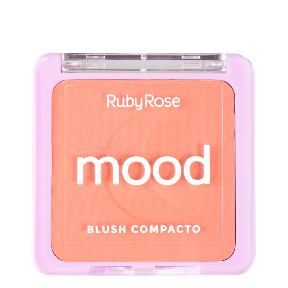 Blush Compacto Mood Mb100 Ruby Rose Danny Cosmeticos 0420