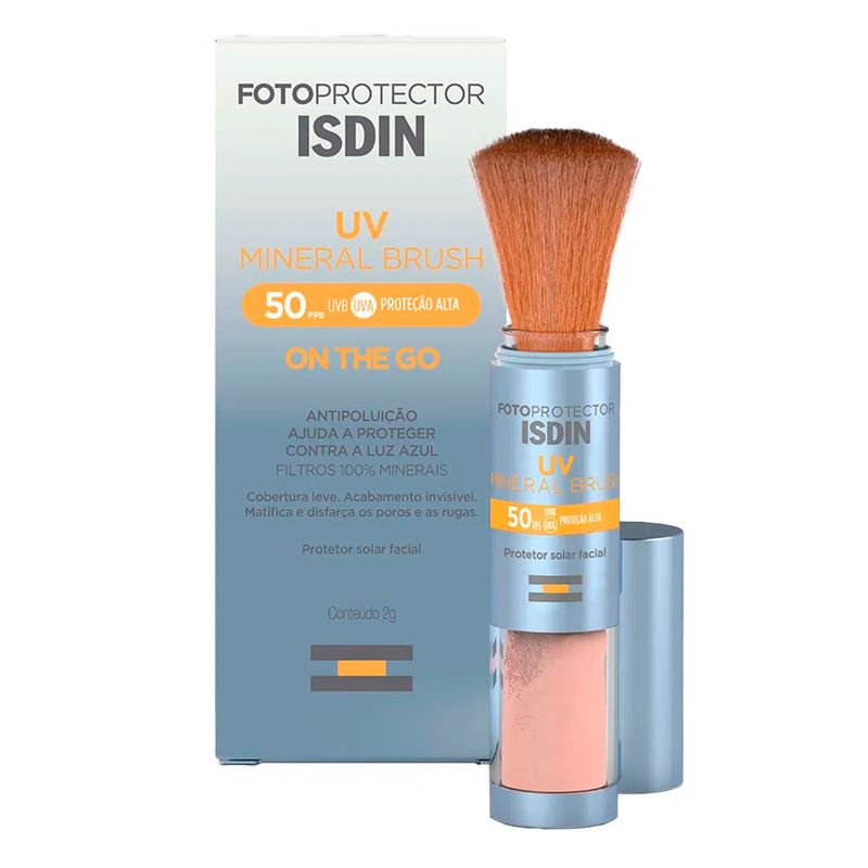 Protetor-Solar-Facial-Em-Po-Uv-Mineral-Brush-Fps50--Isdin-2g