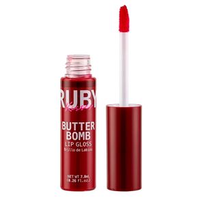 Lip Gloss Labial Butter Bomb Cold Blooded Ruby Kisses 7,8ml