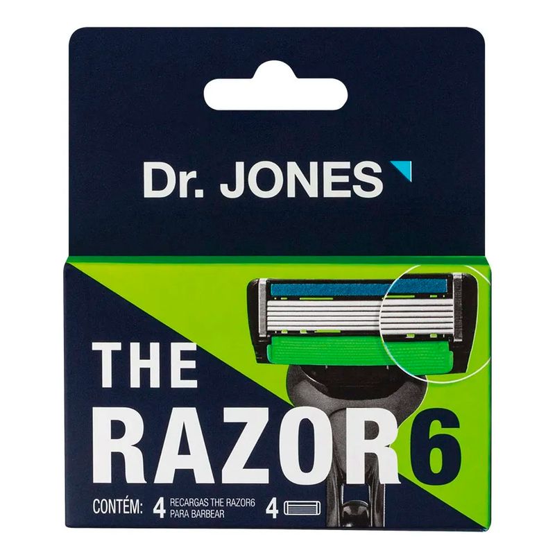 Recarga-De-Aparelho-De-Barbear-The-Razor6-Dr.-Jones-4-Unidades