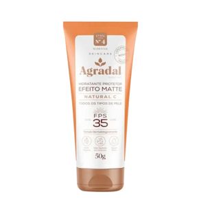 Hidratante Protetor Efeito Matte Natural C Fps 35 Agradal 50g
