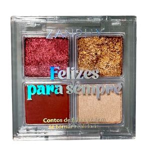 Paleta De Sombras Felizes Para Sempre A Maçã Envenenada Zanphy Ref 01