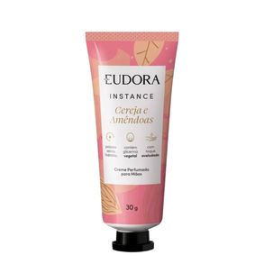 Creme Perfumado Para Mãos Cereja E Amêndoas Instance Eudora 30g