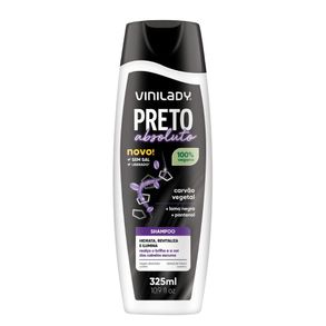 Shampoo Preto Absoluto Vinilady 325ml