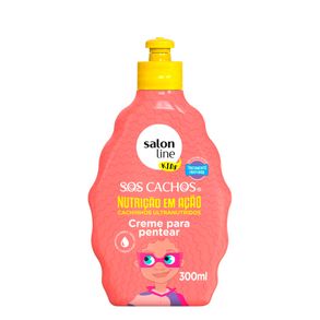 Creme Para Pentear S.O.S Cachos Kids Nutrição Em Ação Salon Line 300ml