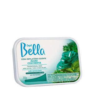 Cera Depilatória Quente Algas Com Menta Depil Bella 250g