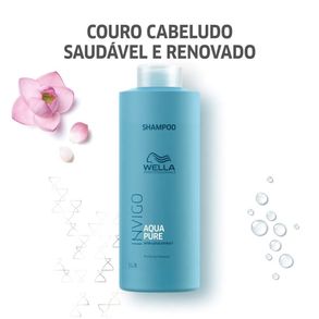 Shampoo Antirresíduos Invigo Aqua Pure Wella Professionals 1000ml
