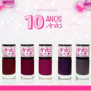 Esmalte Cremoso 10 Anos Família Anita 10ml