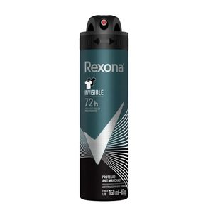 Antitranspirante Aerosol Invisible Rexona Masculino 150ml
