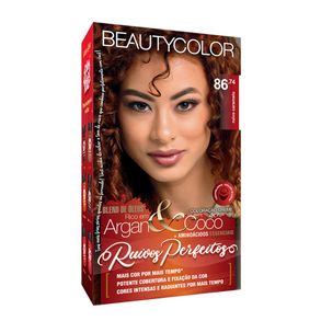 Kit Coloração Ruivos Perfeitos 86.74 Ruivo Caramelo Beautycolor