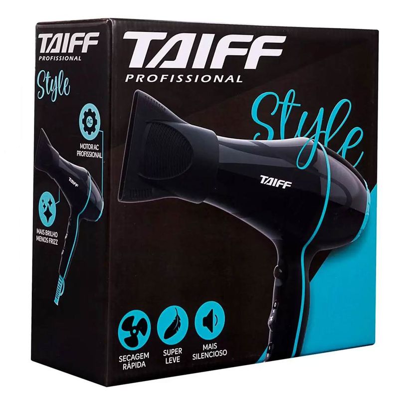 Secador-De-Cabelo-Style-Preto-2000w-Taiff-127v