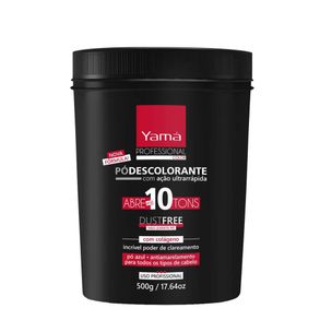 Pó Descolorante Com Ação Ultra Rápida Abre Até 10 Tons Professional Color Yamá 500g