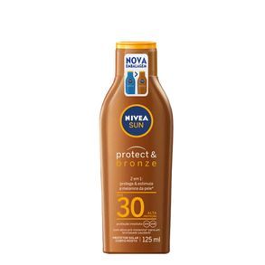 Protetor Solar E Bronzeador Protect Nivea Sun Fps30 125ml