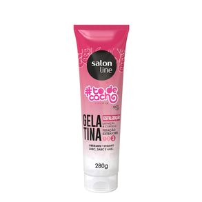Gelatina Capilar #Todecacho Estilização Fixação Extra Forte Salon Line 280g