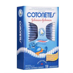 Hastes Flexíveis Cotonetes Johnson & Johnson 150 Unidades