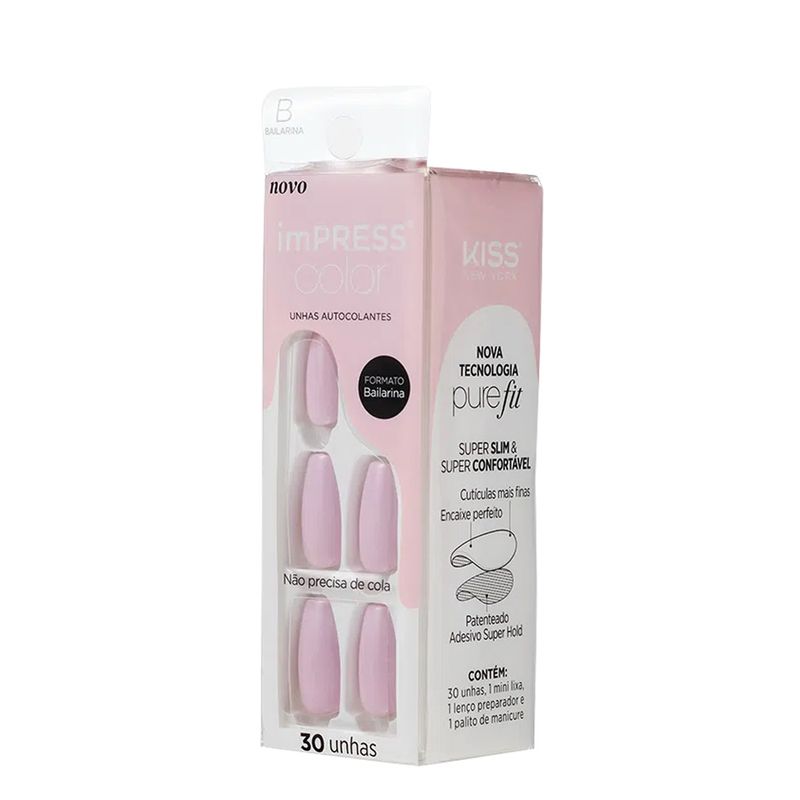 Unha-Postica-Autocolante-Bailarina-Impress-Color-French-Lavender-Kiss-Ny-30-Unidades