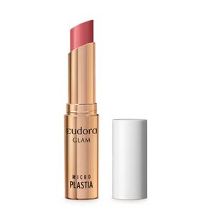 Batom Glam Microplastia Rose Delicado Eudora 3,3g