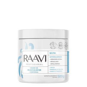 Creme De Massagem Corporal Neutro Raavi 500g