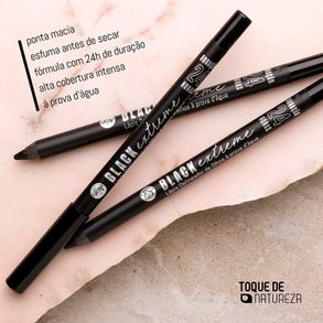 Lápis Delineador Para Olhos Black Extreme Toque De Natureza