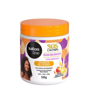 Ativador De Cachos S.O.S Cachos Óleo De Manga Salon Line 500g