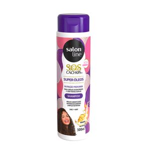 Shampoo S.O.S Cachos Super Óleos Salon Line 300ml