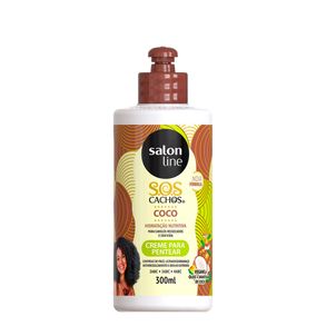 Creme Para Pentear S.O.S Cachos Coco Salon Line 300ml