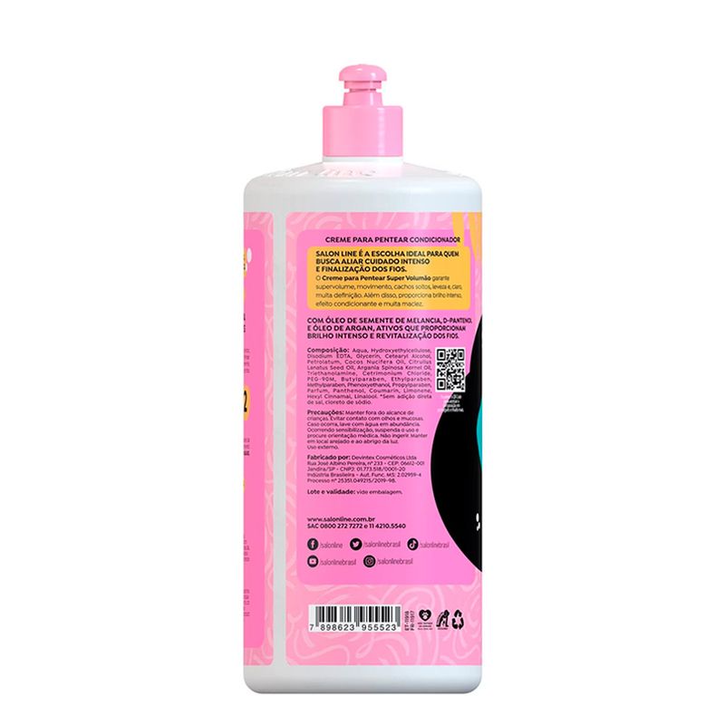 Creme-Para-Pentear-Super-Volumao-Salon-Line-1l