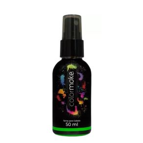 Spray Para Cabelo Verde Neon Colormake 50ml