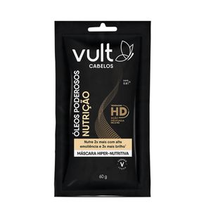 Sachê Máscara Capilar Óleos Poderosos Nutrição Vult Cabelos 60g