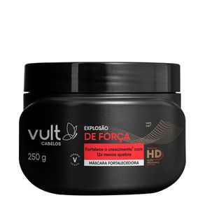 Máscara Capilar Fortalecedora Explosão De Força Vult Cabelos 250g