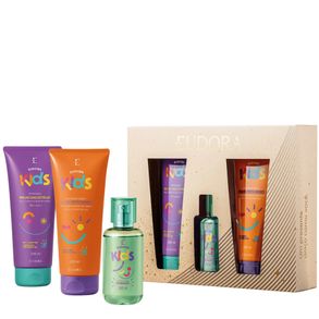 Kit Eudora Kids Shampoo Brilho Das Estrelas 200ml + Condicionador Macio Feito Nuvem 200ml + Colônia Infantil Imaginação 100ml