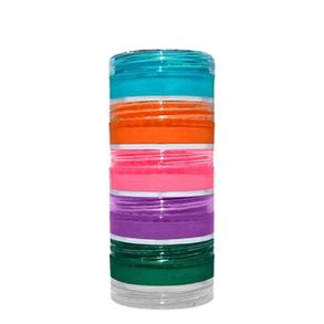 Kit Tinta Facial Mini Aqua Turquesa Pink Laranja Roxo Verde Colormake 5 Unidades
