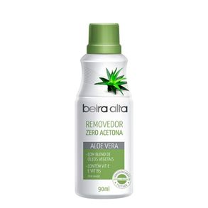 Removedor De Esmalte Zero Acetona Aloe Vera Beira Alta 90ml