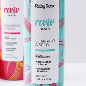 Shampoo A Seco Reviv Hair Baunilha Ruby Rose 150ml