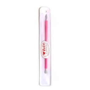 Espátula Inox Com Silicone Rosa Isis Cutelaria