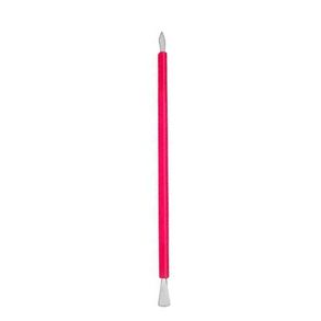 Espátula Inox Com Silicone Rosa Isis Cutelaria