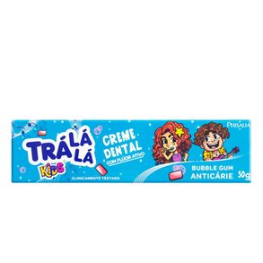 Creme Dental Bubble Gum Trá Lá Lá Kids 50g