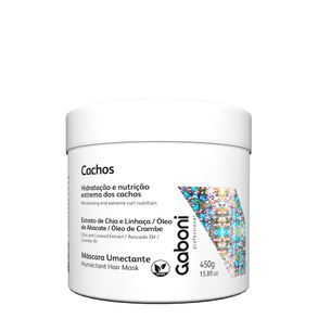 Máscara Capilar Umectante Cachos Gaboni 450g