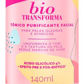Tônico Purificante Facial Acne Defense Bio Transforma Ricca 140ml