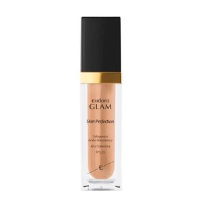 Base Líquida Matte Glam Skin Perfection Cor 15 Eudora 30ml