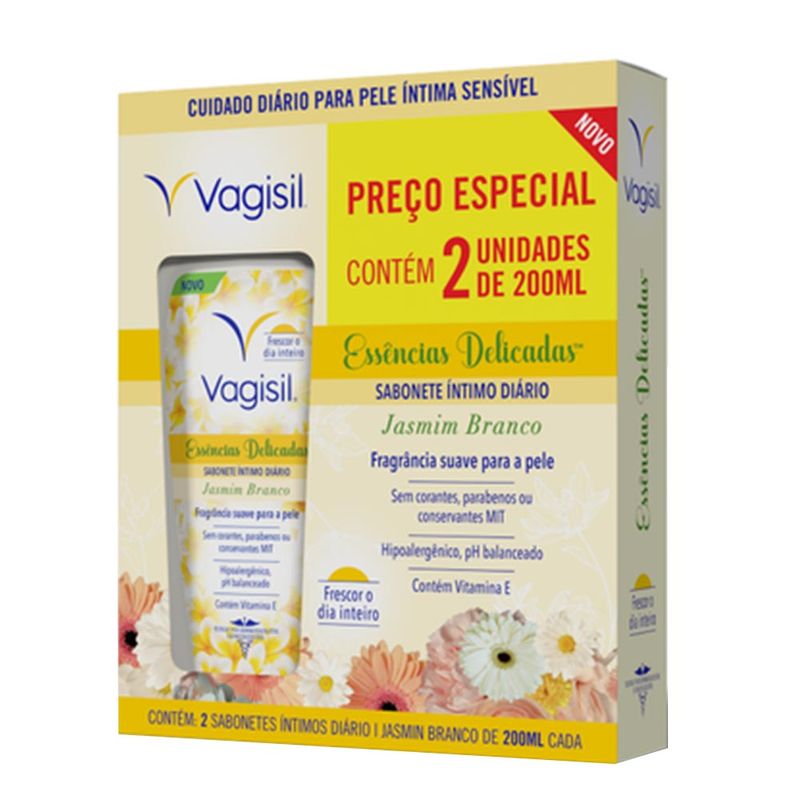 Kit-Sabonete-Intimo-Jasmim-Branco-Vagisil-2-Unidades-200ml
