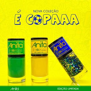 Esmalte Cremoso É Copaaa Brasil Terra Santa Anita 10ml