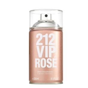 Body Spray 212 Vip Rosé Carolina Herrera Feminino 250ml
