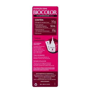 Mini Kit Coloração 3.0 Castanho Escuro Chique Biocolor