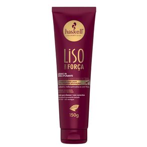Leave In Disciplinante Liso Com Força Haskell 150g